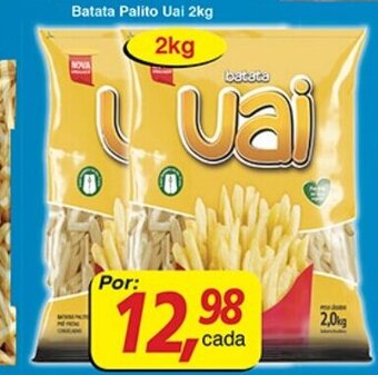 Supermercados Guanabara Batata Palito Uai 2kg oferta