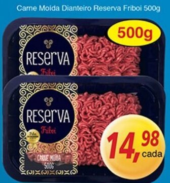 Carne Moida Dianteiro Reserva Friboi 500g