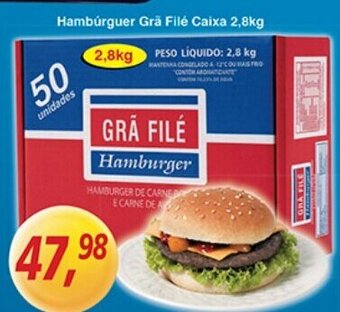 Hamburguer Gra file Caixa 2.8kg