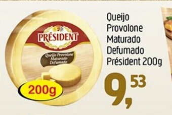 Supermercados Guanabara Queijo Provolone Maturado Defumado President 200g oferta