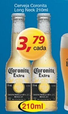 Supermercados Guanabara Cerveja Coronita Long Neck 210ml oferta