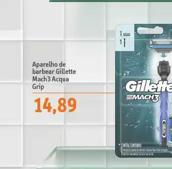 Sonda Aparelho De Barbear Gillette Mach3 Acqua Grip oferta