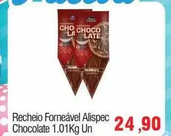 Spani Atacadista Recheio forneável alispec chocolate oferta