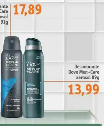 Desodorante Dove Men+care Aerosol 89g