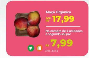 Oba Hortifruti Maçã orgânica oferta