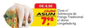 Asun Coxa c- sobrecoxa de frango tradicional s-dorso congelada oferta