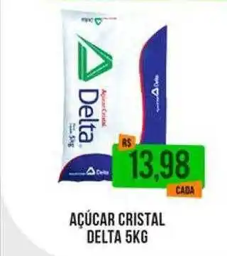 Açúcar cristal delta