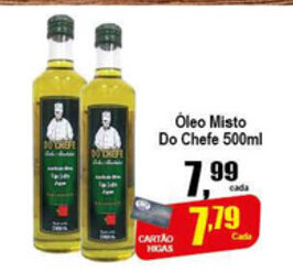 Higa's Supermercado Oleo Misto do Chefe 500ml oferta