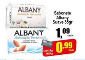 Higa's Supermercado Sabonete Albany Suave 85g oferta