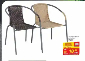 GBarbosa Poltrona de aço outzen oferta