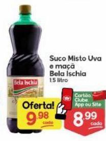 Suco misto uva e maçã bela ischia 1,5l