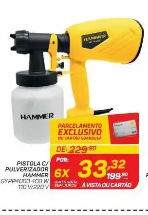 GBarbosa Pistola c/ pulverizador hammer oferta
