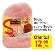 Supermercados Princesa Miolo de pernil suino sadia kg oferta