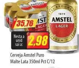 Cerveja amstel puro malte lata