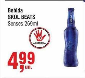 Bebida skol beats senses
