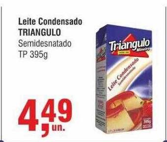 Higa Atacado Leite condensado triangulo semidesnatado oferta