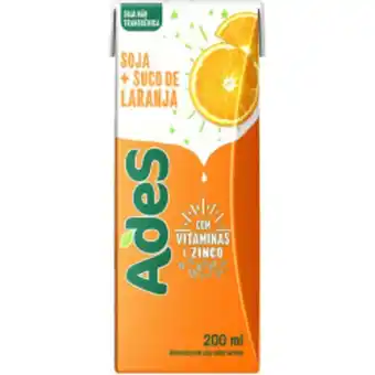 Suco ades max laranja tetra pak 200ml