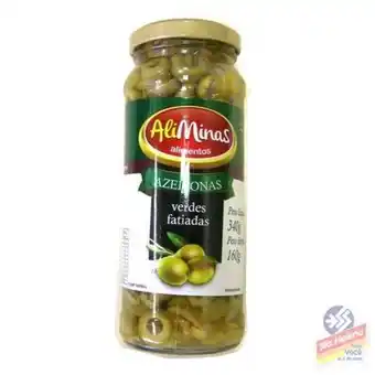 Azeitona verde aliminas fatiada 160g