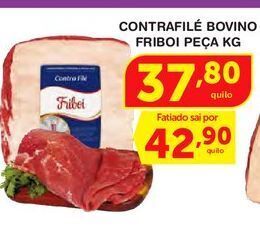 Roldão Contrafilé bovino friboi peça kg oferta