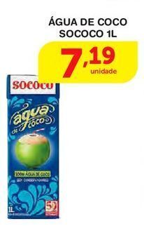 Roldão Água de coco sococo 1l oferta