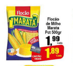 Higa's Supermercado Flocao de Milho Marata pct 500g oferta