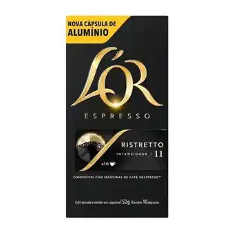 Nagumo Café em cápsula l'or expresso ristretto caixa 10un oferta