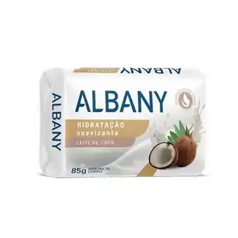Supermercados Paraná Sabonete em barra albany hidratação suavizante leite de coco 85g oferta