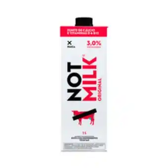 Supermercados Pague Menos Bebida vegetal not milk integral 1l oferta