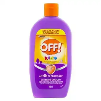 Repelente infantil loção off kids 200ml
