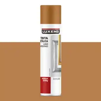 Leroy Merlin Tinta spray metalica bronze 400ml luxens oferta