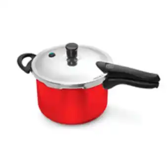 Novo Mundo Panela de pressão press nigro 4,5 litros alumínio vermelho oferta