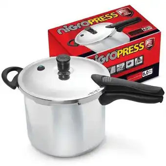 Zema Panela de pressão 6 litros nigro polida 097003 oferta