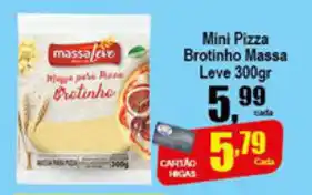 Higa's Supermercado Mini Pizza Brotinho Massa Leve 300g oferta