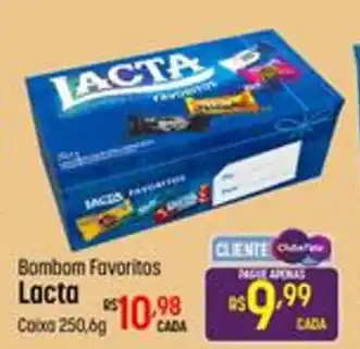 Muffato Bombom favoritos Lacta 250.6g oferta