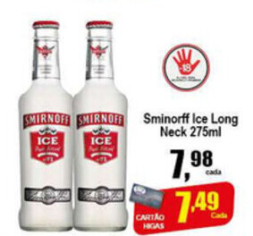 Higa's Supermercado Smirnoff Ice Long Neck 275ml oferta