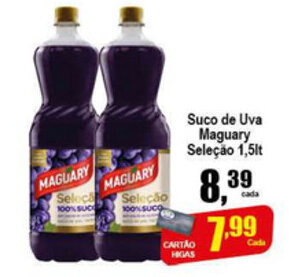 Higa's Supermercado Suco de Uva Maguary Selecao 1.5L oferta