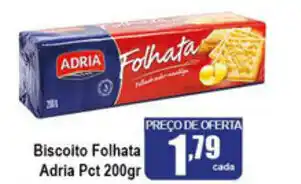 Higa's Supermercado Biscoito Folhata Adria 200g oferta