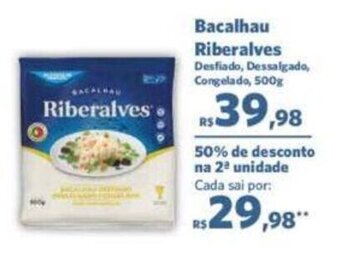 Sam's Club Bacalhau Riberalves 500g oferta