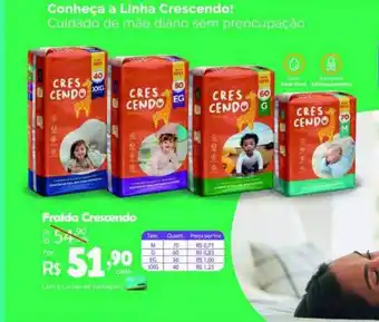 Farmácias Associadas Fralda crescendo oferta