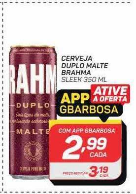 GBarbosa Cerveja duplo malte brahma oferta