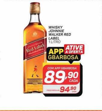 GBarbosa Whisky johnnie walker red label oferta