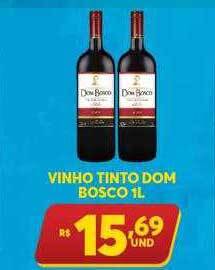 Atacadão Centro Sul Vinho tinto dom bosco oferta