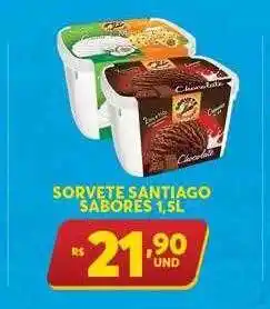 Atacadão Centro Sul Sorvete santiago sabores oferta