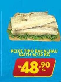Atacadão Centro Sul Peixe tipo bacalhau saith oferta
