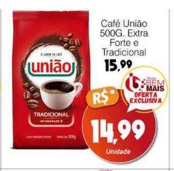 Supermercado Bem Barato Café união extra forte e tradicional oferta
