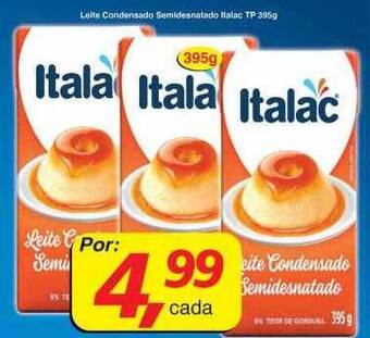 Supermercados Guanabara Leite condensado semidesnatado italac oferta