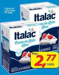 Supermercados Guanabara Creme de leite italac oferta