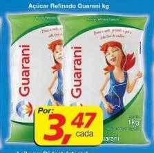 Supermercados Guanabara Açucar refinado guarani kg oferta