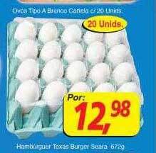 Supermercados Guanabara Ovos tipo a branco cartela c 20 oferta
