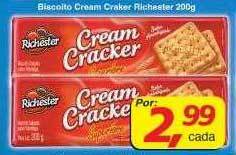 Supermercados Guanabara Biscoito cream cracker richester oferta